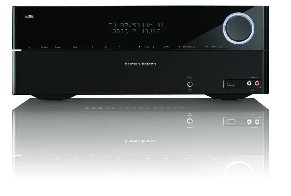 AVR 170 - Black - 5.1-ch, 100-watt AV receiver with HDMI, AirPlay, iOS Direct, USB - Hero